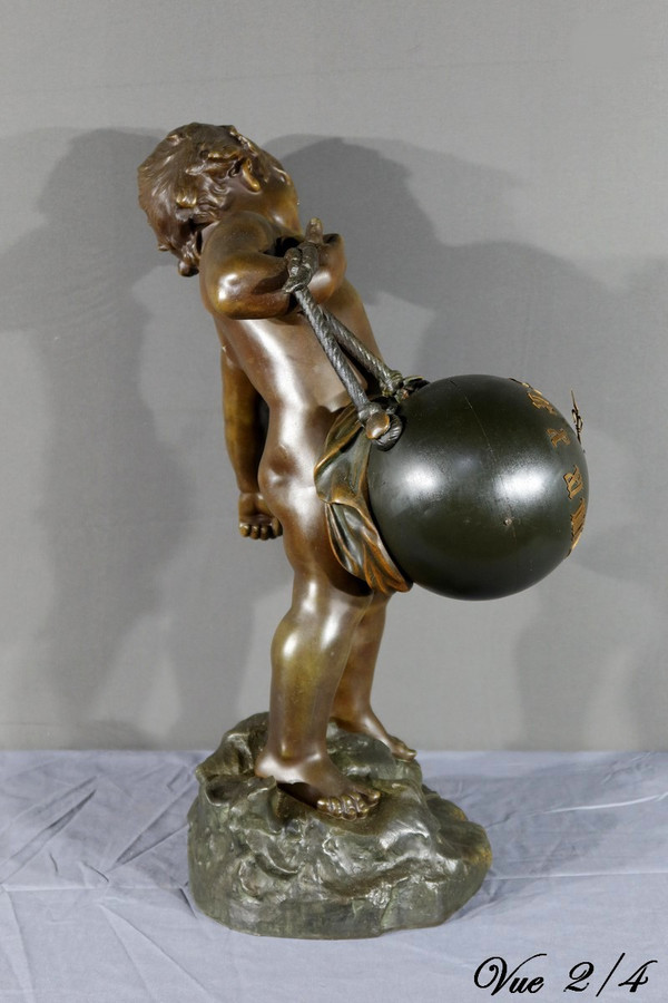 Regulate Clock, signed A. Moreau – Late 19th century