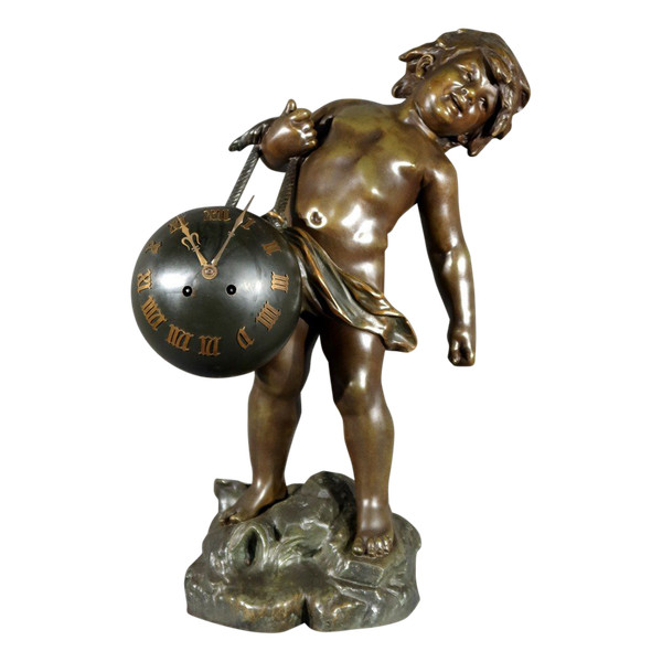Regulate Clock, signed A. Moreau – Late 19th century