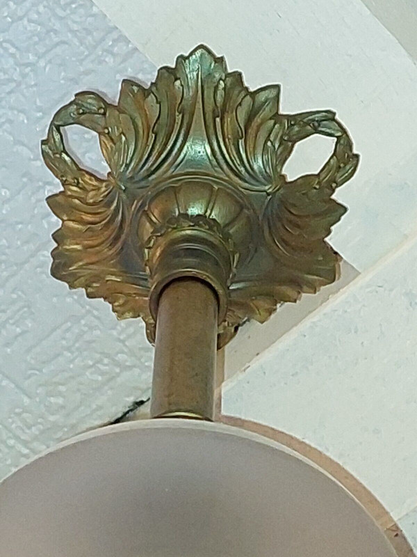 Luminaire vintage Lustre de hall d'entrée année 1930