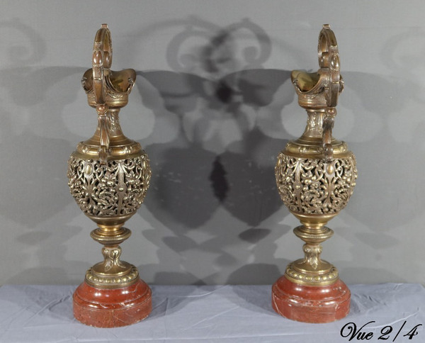 Pair of Bronze Ewers, Art Nouveau – 1910