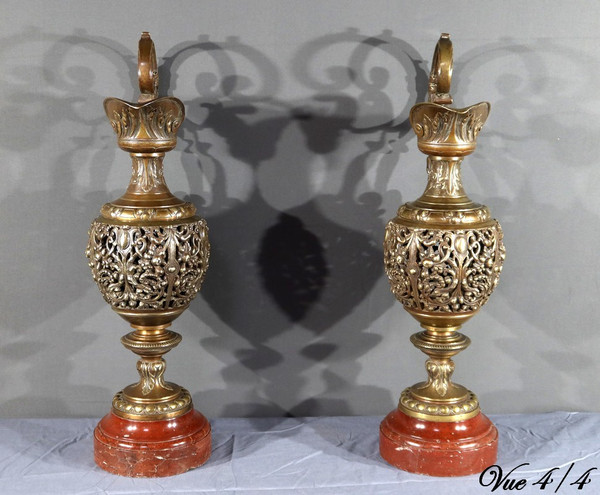 Pair of Bronze Ewers, Art Nouveau – 1910