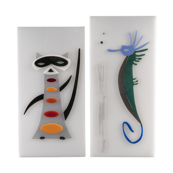 Ensemble de deux appliques des années 1970