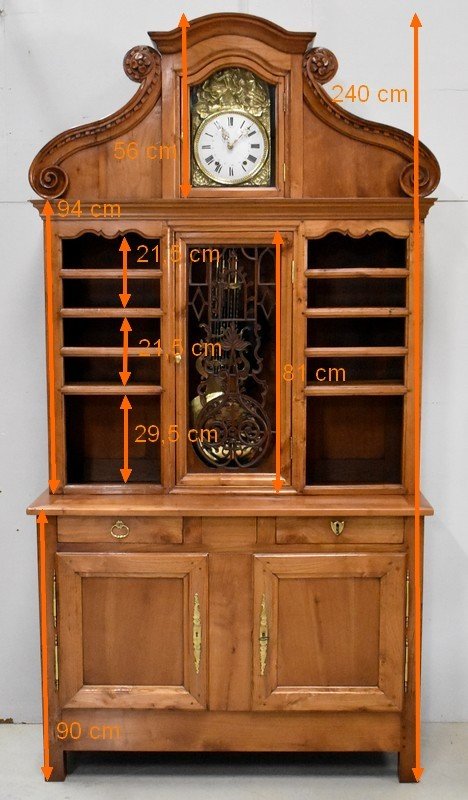  Rare two regional buffet, in cherry wood - 1st part 19th century