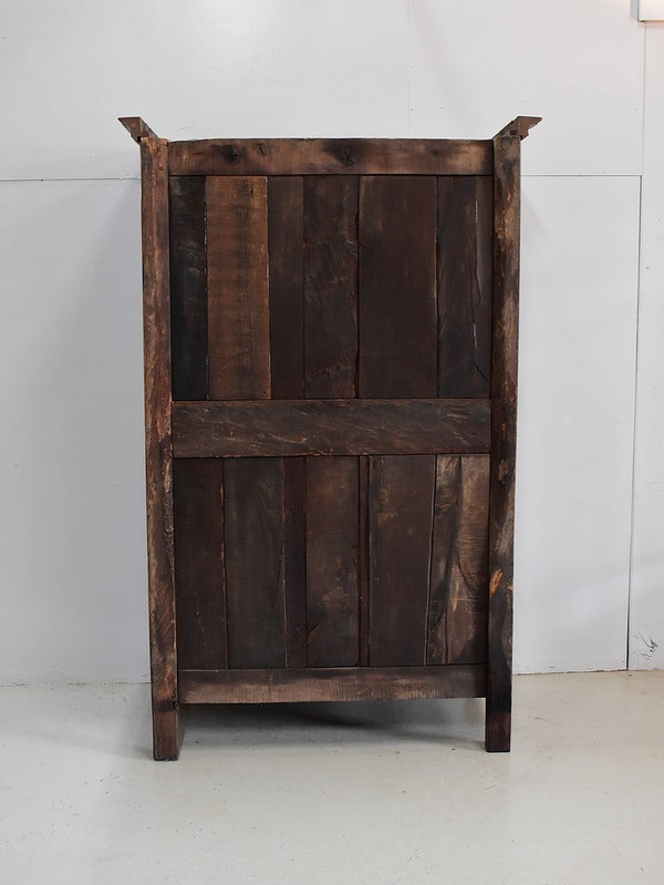 Kleiner Kleiderschrank aus Kirschholz, Region Angers, Stil Louis XV – 19. Jahrhundert