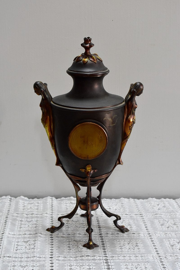 Regulate Vase Pendulum, Art Nouveau - 19th Century