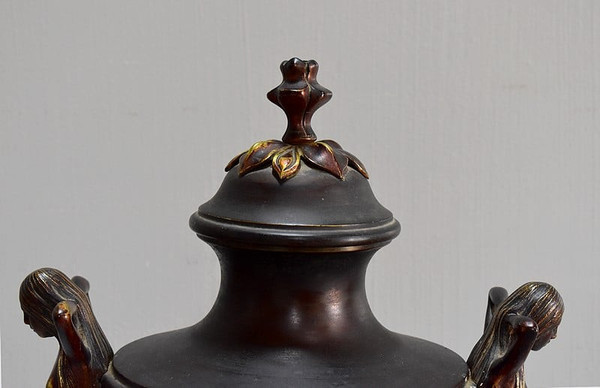Regulate Vase Pendulum, Art Nouveau - 19th Century