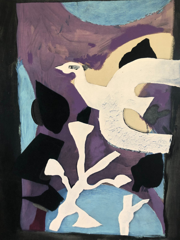 Manifesto Georges Braque Ultimi messaggi Galerie Maeght Parigi 1967