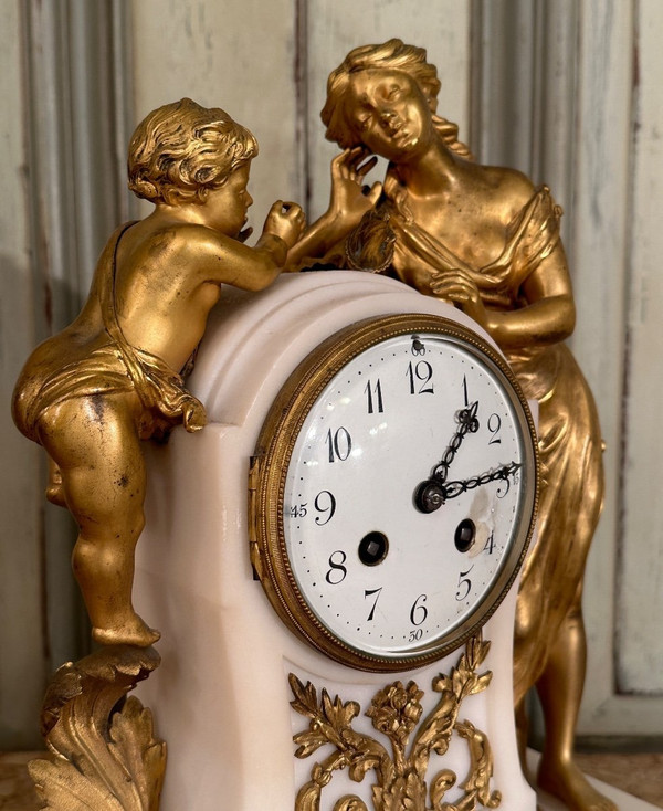 Orologio a Pendolo in Stile Luigi XVI, XIX Secolo Circa 1880