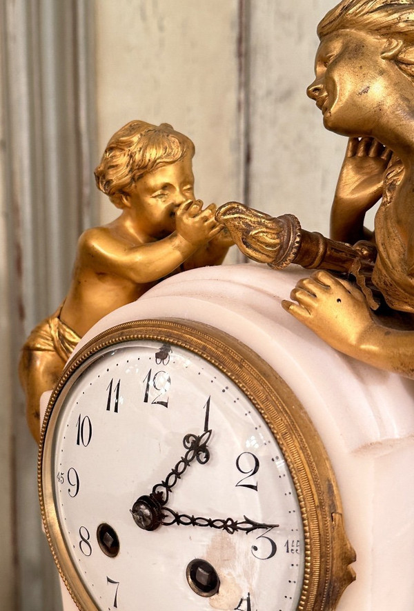 Orologio a Pendolo in Stile Luigi XVI, XIX Secolo Circa 1880