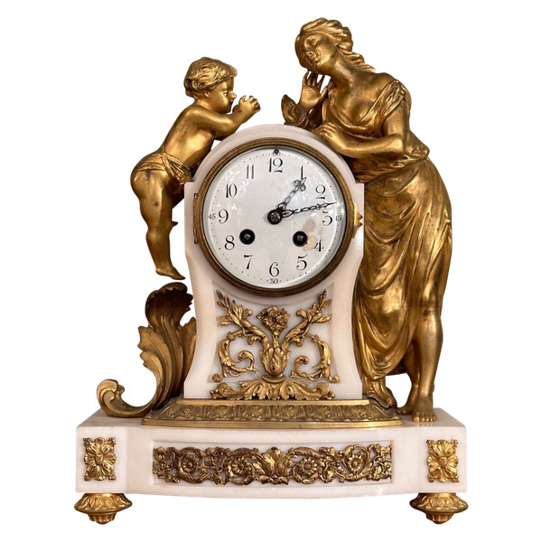 Orologio a Pendolo in Stile Luigi XVI, XIX Secolo Circa 1880