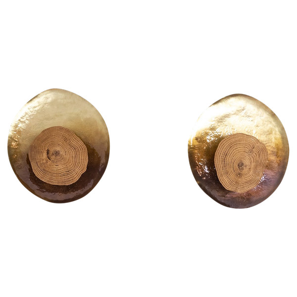 Pair of “Martincourt” model wall lights. Contemporary work. LS59402129I