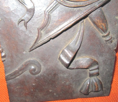 panneau de porte Boiserie décor d'un Cheval ailé (Bellérophon)ou(pégase)18ème