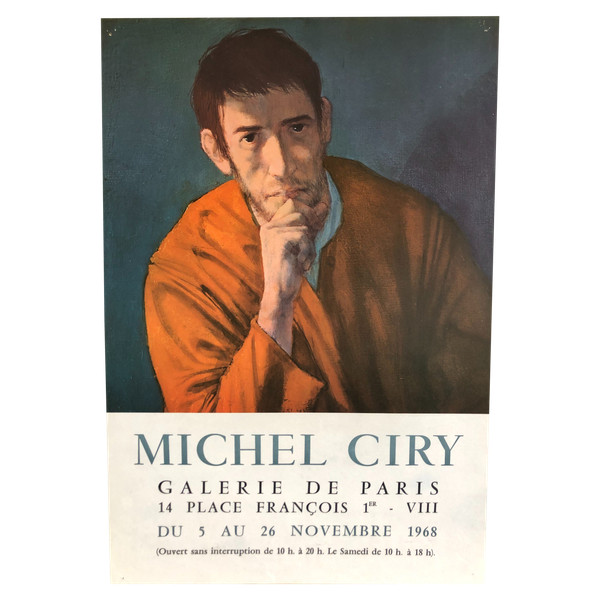 Poster Michel Ciry Galerie de Paris 1968