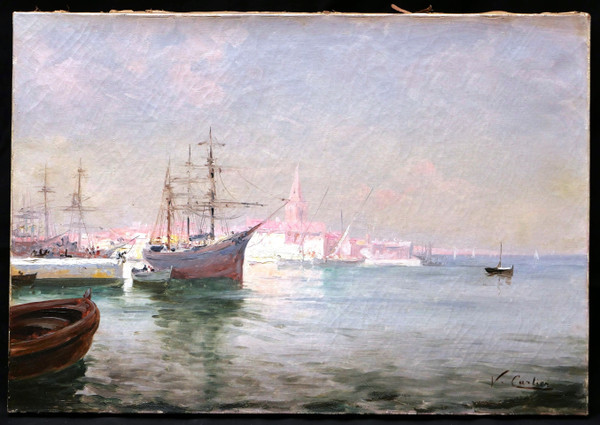 V. CARTIER, Vue du Port de Martigues