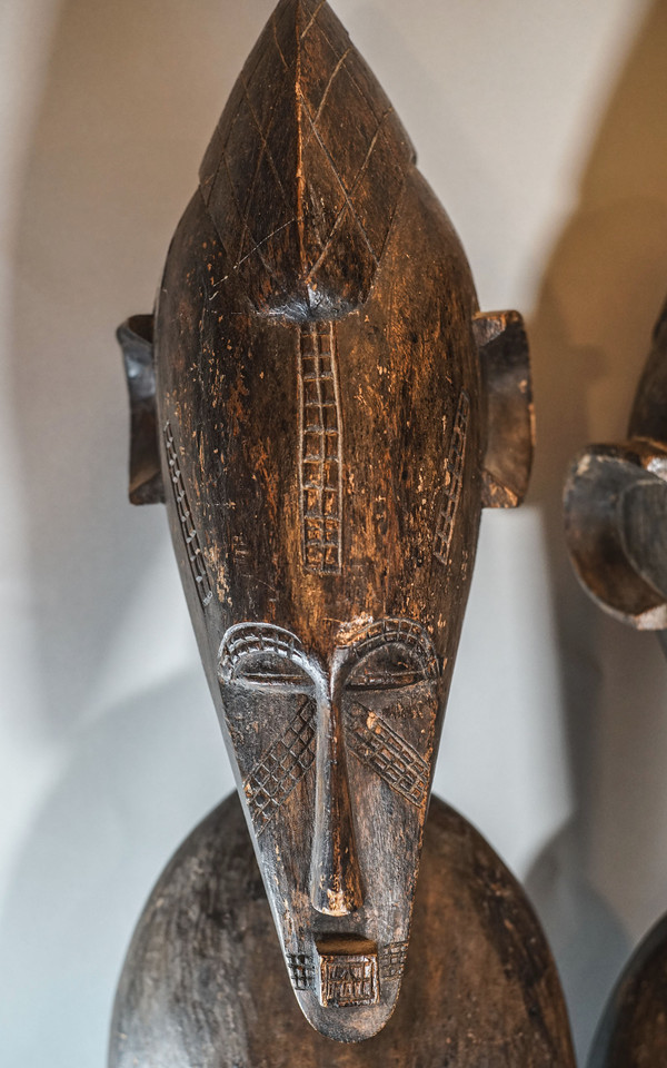 PAAR DEBLÉ, SENOUFO, ELFENBEINKÜSTE