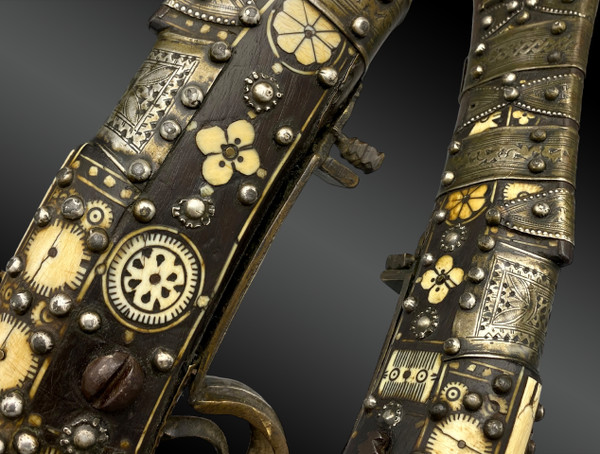 Mukahla flintlock RIFLE - Morocco - XIXth century