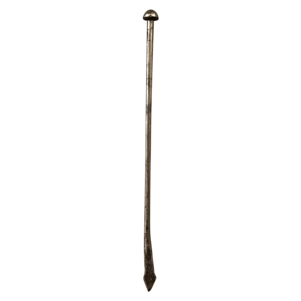 18th century wrought iron poker and fire pick