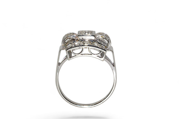 Diamantring Art- Déco