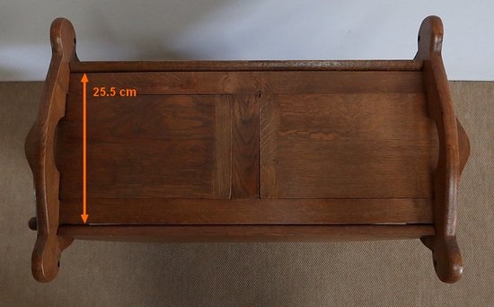 Petite Table à système, en Chêne massif – 1920