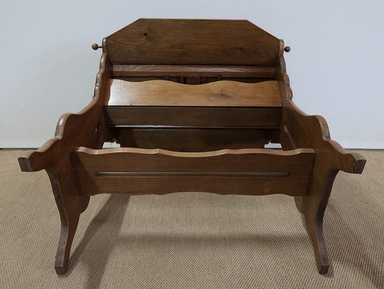 Petite Table à système, en Chêne massif – 1920