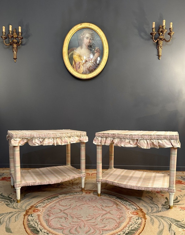 Maison Jansen, Paar Sofa-Endstücke Circa 1960