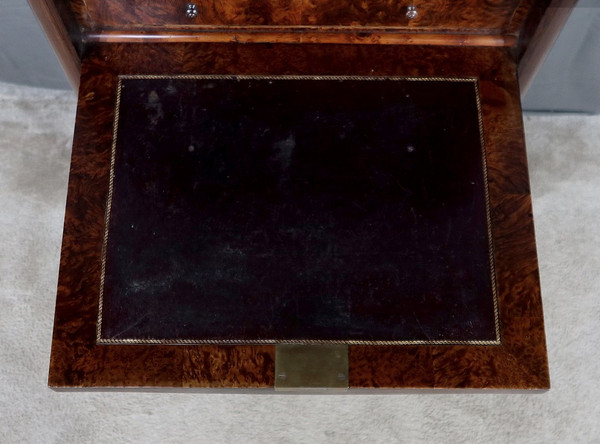 Scrivania Semainier in palissandro, periodo Napoleone III - Metà del XIX secolo