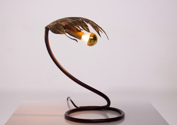 Lampada "Feuille" in oro