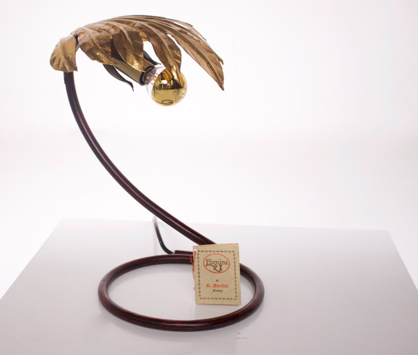 Lampada "Feuille" in oro