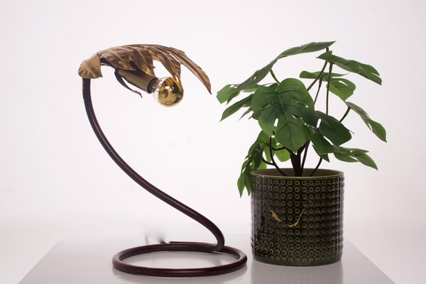 Lampada "Feuille" in oro