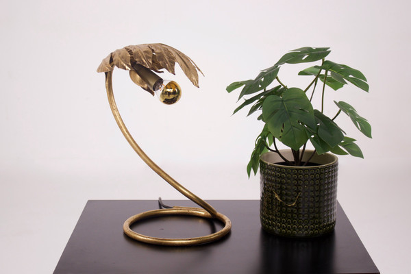 Lampada "Feuille" in oro
