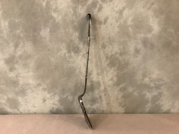 Beautiful small antique wrought iron mantelpiece from the 18th century.