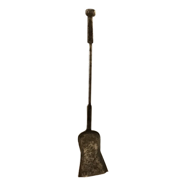 Beautiful small antique wrought iron mantelpiece from the 18th century.