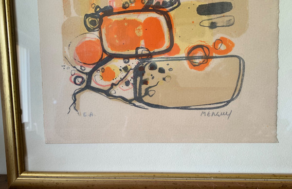 Artist's proof signed Menguy