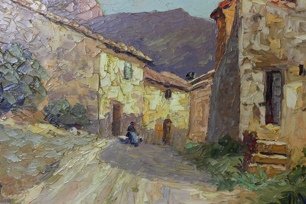 Paysage De Provence Par Osietzki Vers 1930