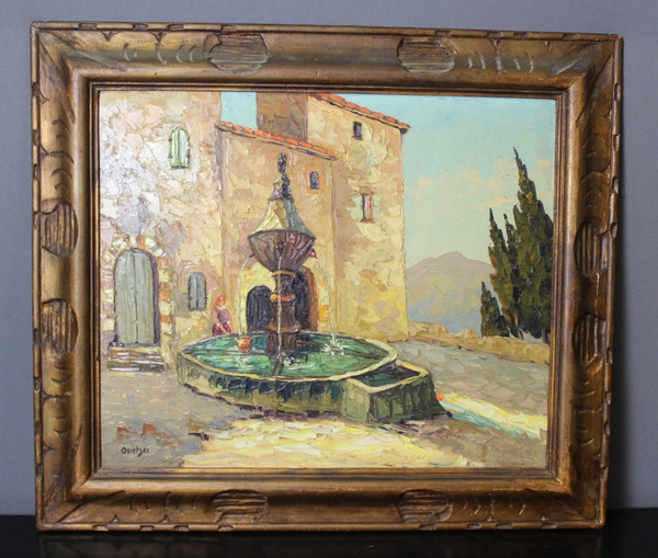Landschaft Der Provence , Der Brunnen , Von Osietzki