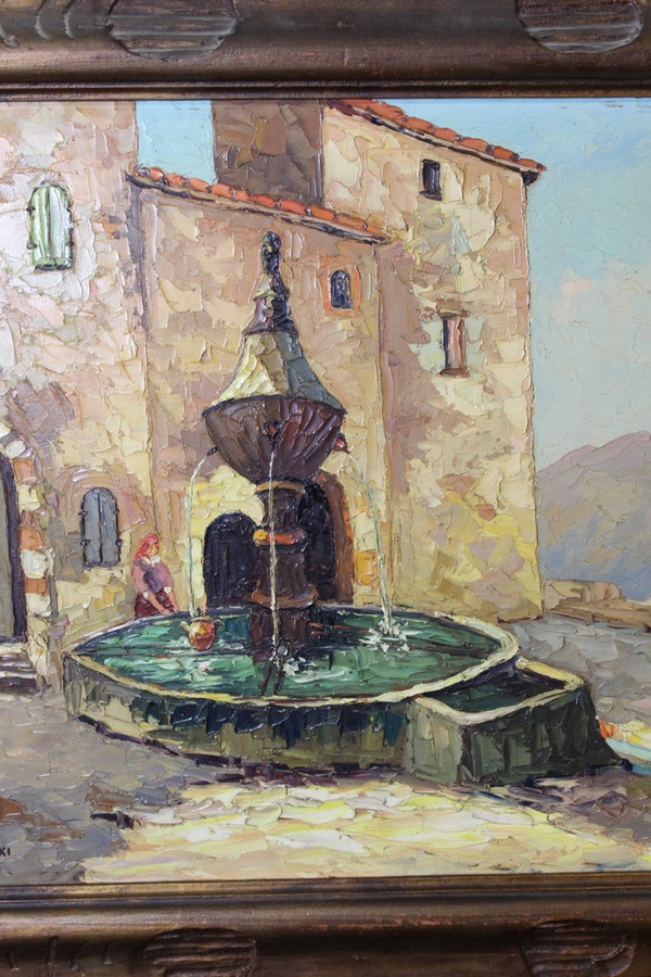 Landschaft Der Provence , Der Brunnen , Von Osietzki