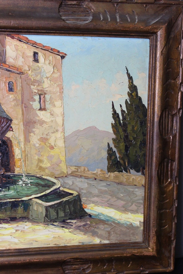 Landschaft Der Provence , Der Brunnen , Von Osietzki