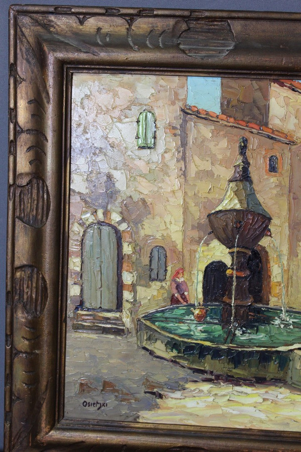 Landschaft Der Provence , Der Brunnen , Von Osietzki