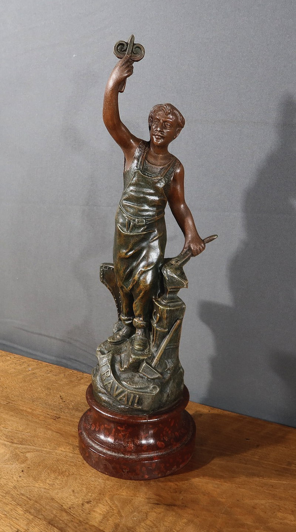 Scultura in Regula "Work" - Inizio del XX secolo