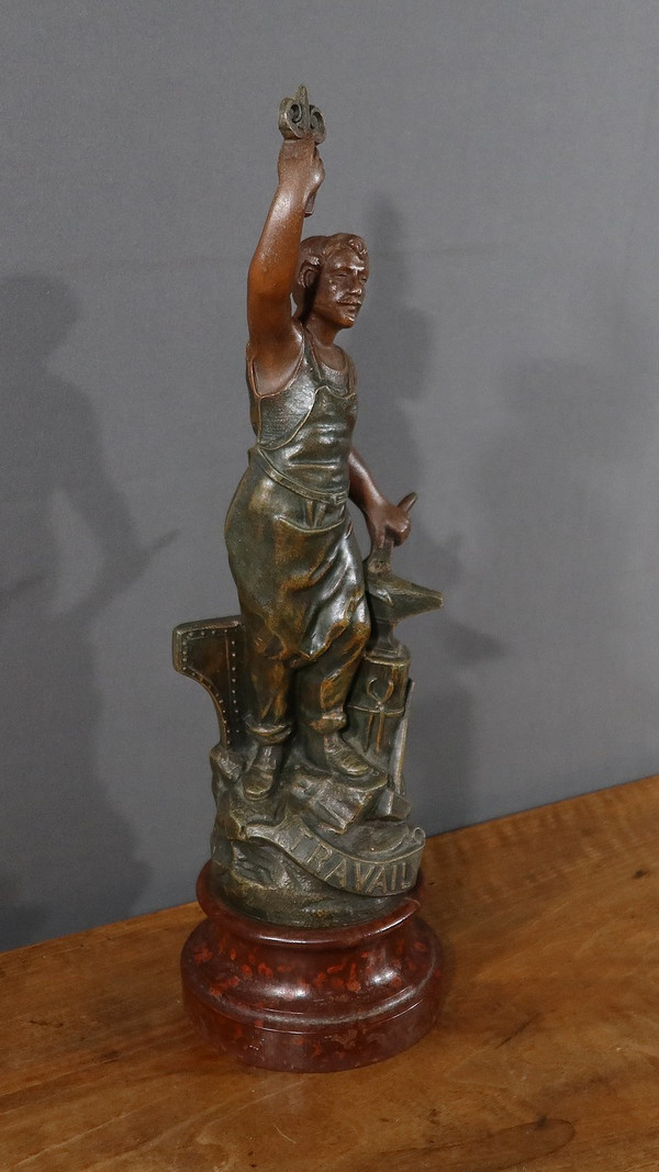 Scultura in Regula "Work" - Inizio del XX secolo