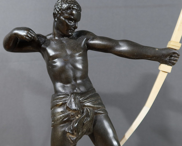 Sculpture en Régule, « L’Archer Nubien » – 1930