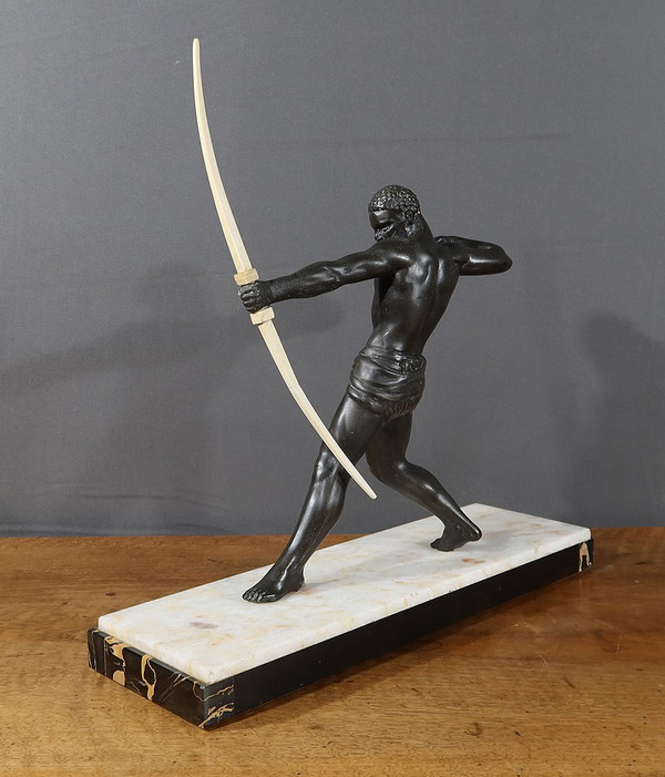 Sculpture en Régule, « L’Archer Nubien » – 1930