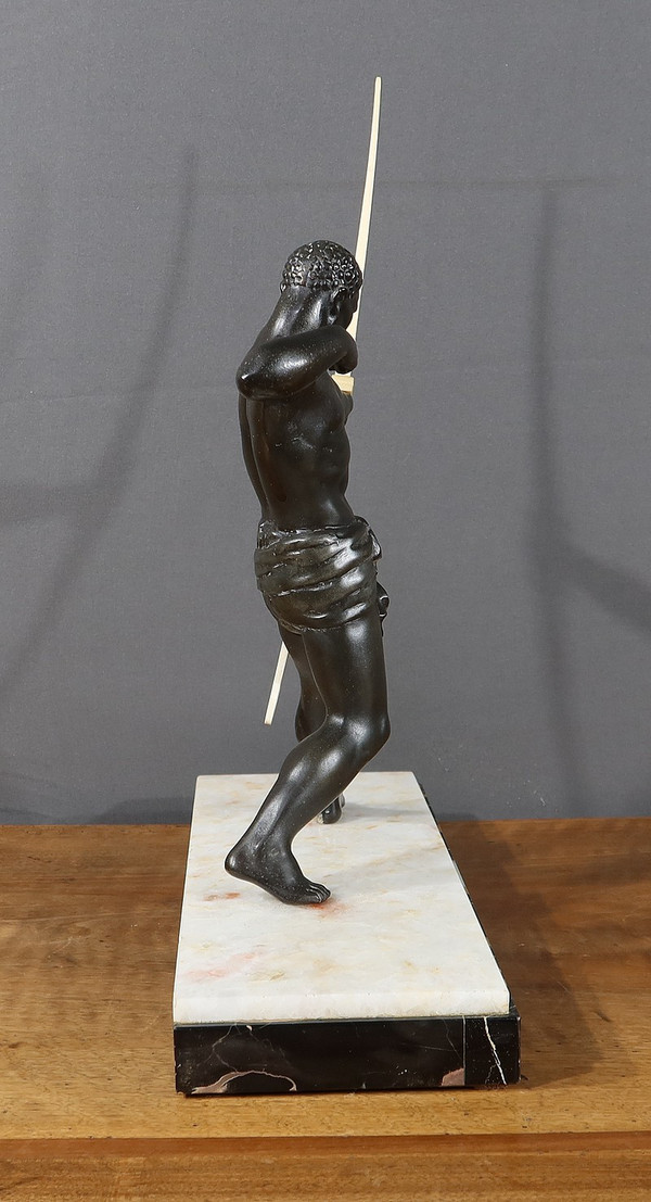 Sculpture en Régule, « L’Archer Nubien » – 1930