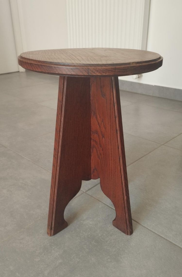Tabouret architectural – Art Populaire - Mid-Century Modern