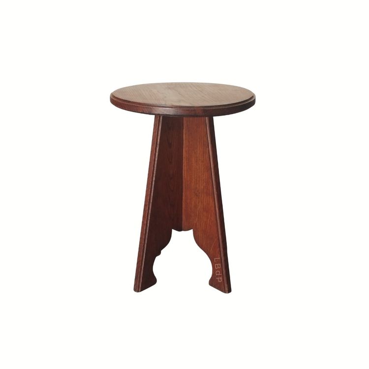 Tabouret architectural – Art Populaire - Mid-Century Modern