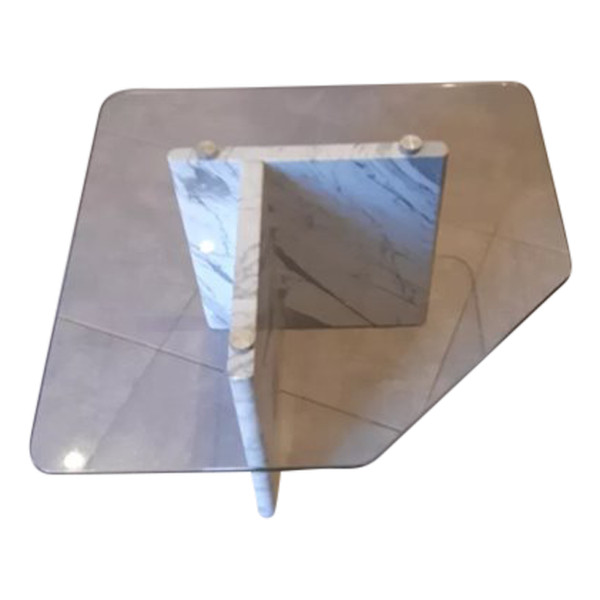 Tavolino in marmo di Carrara