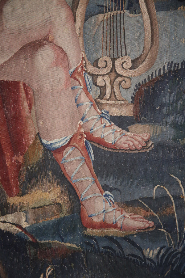 Importante tapisserie, Apollon Et Cupidon, Atelier du Faubourg St Marcel, vers 1635-1650