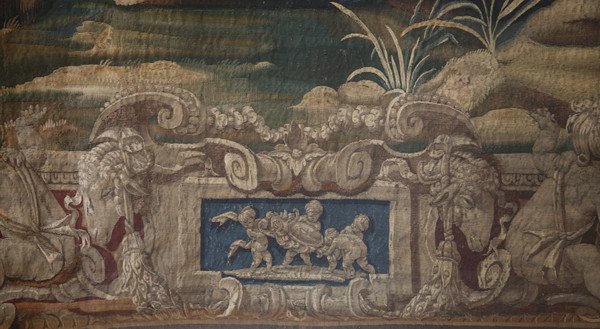 Importante tapisserie, Apollon Et Cupidon, Atelier du Faubourg St Marcel, vers 1635-1650