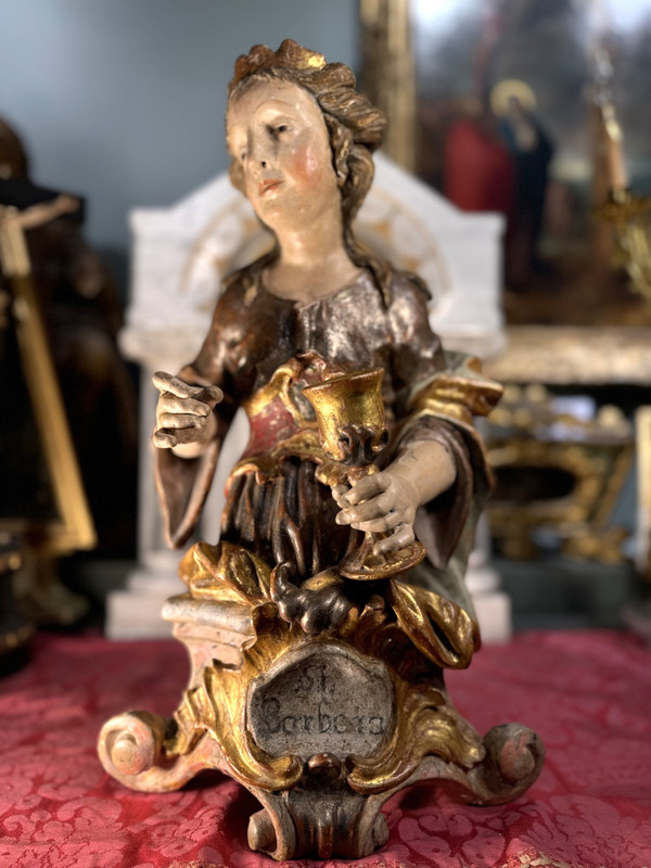 Representation Of Saint Barbara - Circa 1750