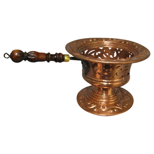Réchaud De Table, à Braise, En Cuivre. XVIIIe 